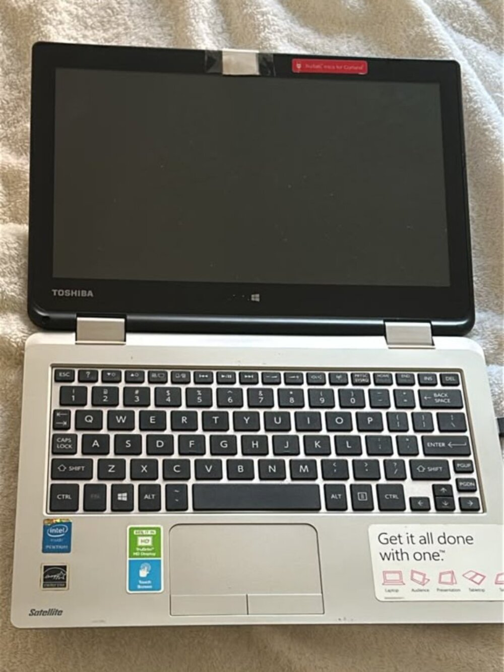 Toshiba Satellite Laptop – For Parts or Repair – AS-IS